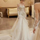 A Line Strapless Long Wedding Dresses Long Bridal Gown      S7150