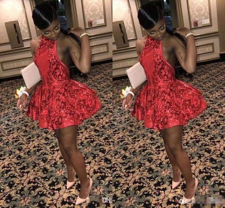 Red Dress Short Hoco Dress Sexy Party Homecoming Dresses        S1397