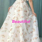 Floral Print Beautiful Long Gown      S2655
