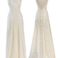 Vintage V Back Long Prom Dress Evening Gowns     S6995