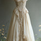 A Line Tulle Lace Wedding Dress Vintage Long Evening Dress     S7122