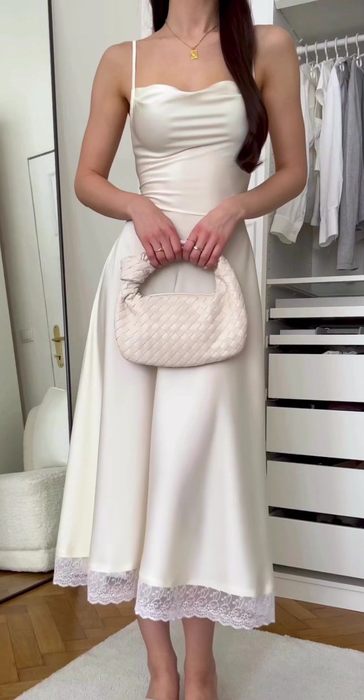 Ivory A Line Prom Dress,Elegant Evening Dress      S7252