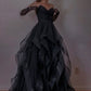 Black Prom Dress Charming Evening Dress    S1713