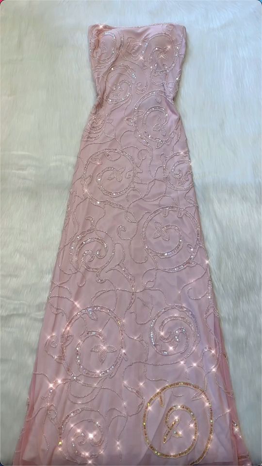 Pink Long Evening Dress Sleeveless Sexy Formal Occasion Dress     S7033