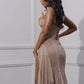 Shiny Long Prom Dress With Split,Charming Evening Gown          S6173