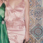 Pink long evening dress formal dress party prom dress      S6982