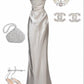 White Strapless Long Prom Dress for Women,Elegant Evening Dress      S7242