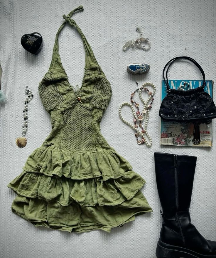 Green Short Party Dress, Birthday Outfits, Homecoming Dress    S7039