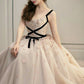 A line tulle long evening dress formal dress party prom dress      S6987