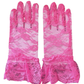 Children's elastic retro black lace lace mesh gloves white bride hollow thin sunscreen     S6254