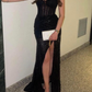 Mermaid Black Prom Dresses 21th Birthday Outfits      S6304