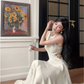simple evening dress women's party dress    S6049