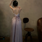 beautiful backless seaside holiday dress party dress    S6053