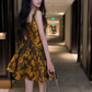 flower short dress short party dress       S6160