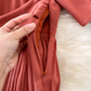 2025 new V-neck short-sleeved dress slim fit temperament waist tie big swing pleated long skirt R0345