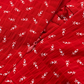 2025 summer new red floral temperament slim medium-length suspender dress R0924