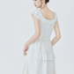 Tea break French gentle style sweet dress new waist temperament long dress R2378