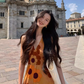 Island travel outfit holiday print dress bohemian beach dress R1562
