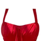 2025 new white irregular design short skirt holiday temperament red suspender dress R0087