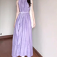 Sleeveless dress 2025 new style super beautiful niche design high-end long skirt R0720