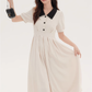 French style shirt dress with waist for summer 2025 new formal occasion dress R2367