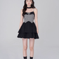 Pure desire little fragrance style suspender dress black sweet princess dress R4113