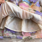 French mesh three-dimensional flower embroidery perspective waist dress suspenders dress short skirt R0323