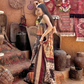 Travel wear retro ethnic style Bohemian suspender dress seaside beach dress R1623