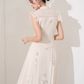 Chic and beautiful suit skirt summer new Chinese style top skirt high-end temperament two-piece suit R4294