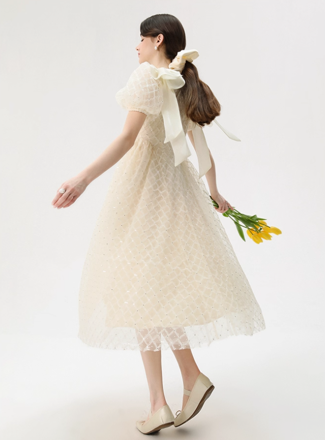 French dress floral dress long dress temperament princess dress new style for women R3563