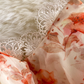Pure and sweet chiffon lace with built-in chest pad orange sleeveless pullover A-line suspender dress R0364
