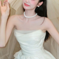 White tube top waist small flower bud design skirt cute short skirt homecoming dress R4212