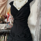 Black halter-neck, fitted, bodycon long dress, prom dress R6355