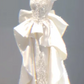 White Strapless Crystal-Embellished Waist-Cinched Slim-Fit Statement Skirt Bridal Gown/Ball Gown R7154