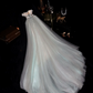 Champagne-colored satin halter-neck fitted long ball gown R6916