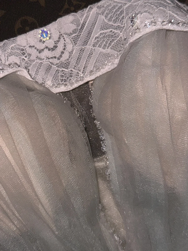 Champagne-colored satin halter-neck fitted long ball gown R6916