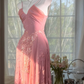 Applique Flowy Women's Homecoming Dress Pink Corset Short Prom Dress Party Dress RS2483