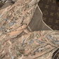 Champagne-colored halter-neck embroidered waist-cinching tulle skirt long ball gown R6876