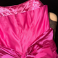 Rose pink strapless high-waisted slimming long ball gown R6997