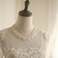 Apricot lace fitted long ball gown, bridal gown R6757
