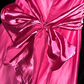 Rose pink strapless high-waisted slimming long ball gown R6997