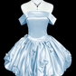 Minimalist Light A-Line Bateau Corset Mini Prom Dress Homecoming Dress RS433