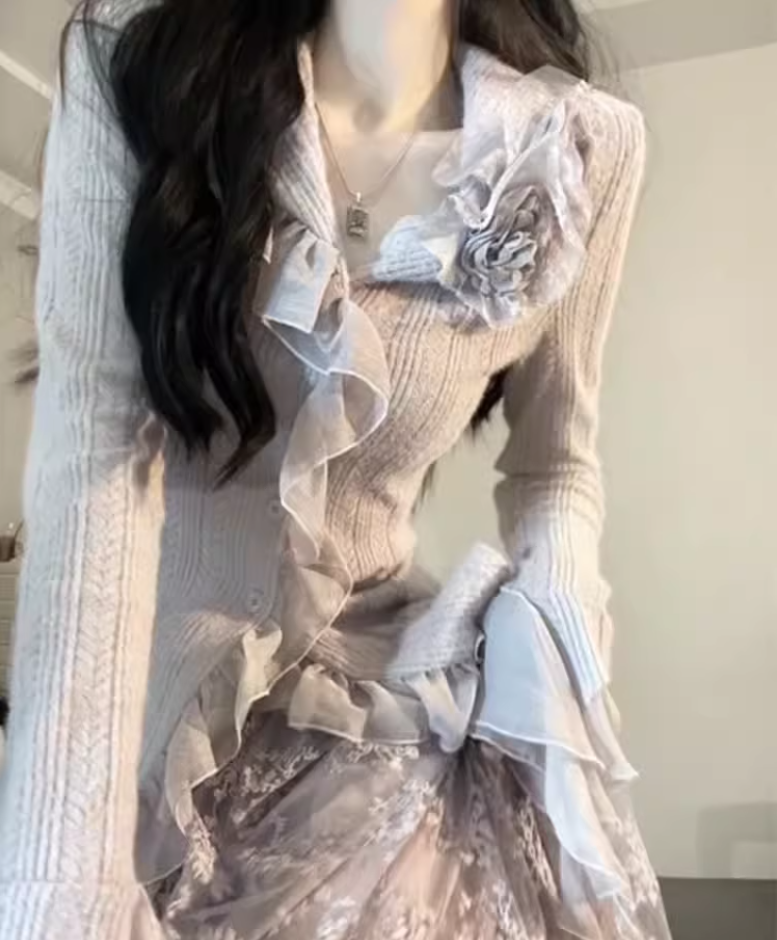 French style fairy princess dress sweet birthday dress high-end adult dress R1639