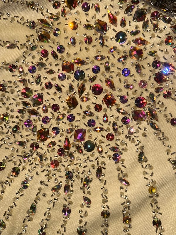 Apricot strapless fitted waist fairy long ball gown R6958