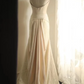 White strapless fitted waist slim-fitting lace skirt long ball gown R6798
