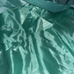 Lake blue satin strapless fitted long ball gown R6918