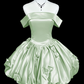Minimalist Light A-Line Bateau Corset Mini Prom Dress Homecoming Dress RS433