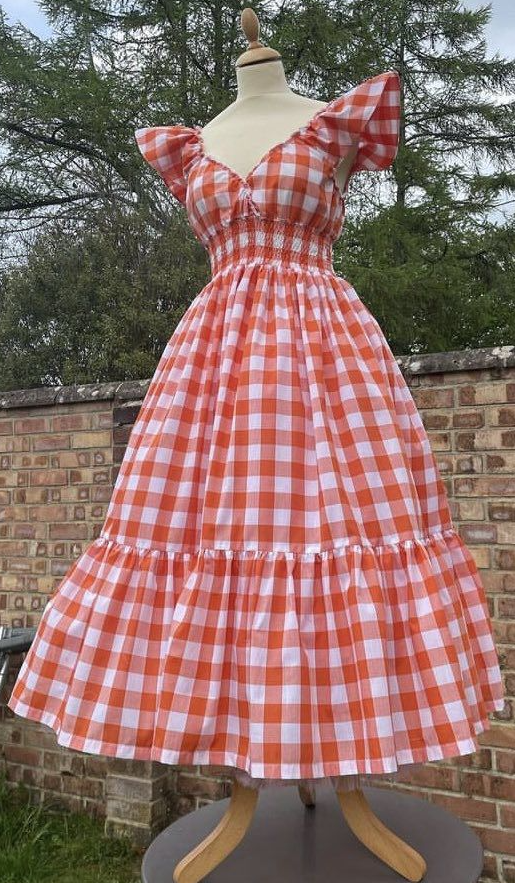 Plaid Vibrant Women's Homecoming Dress Red Corset Short Prom Dress Party Dress RS2485