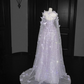 White tube-top rhinestone slim waist A-line maxi dress, prom dress R5649