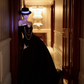 Black off-the-shoulder fitted long ball gown with a flared skirt and elegant silhouette R7079